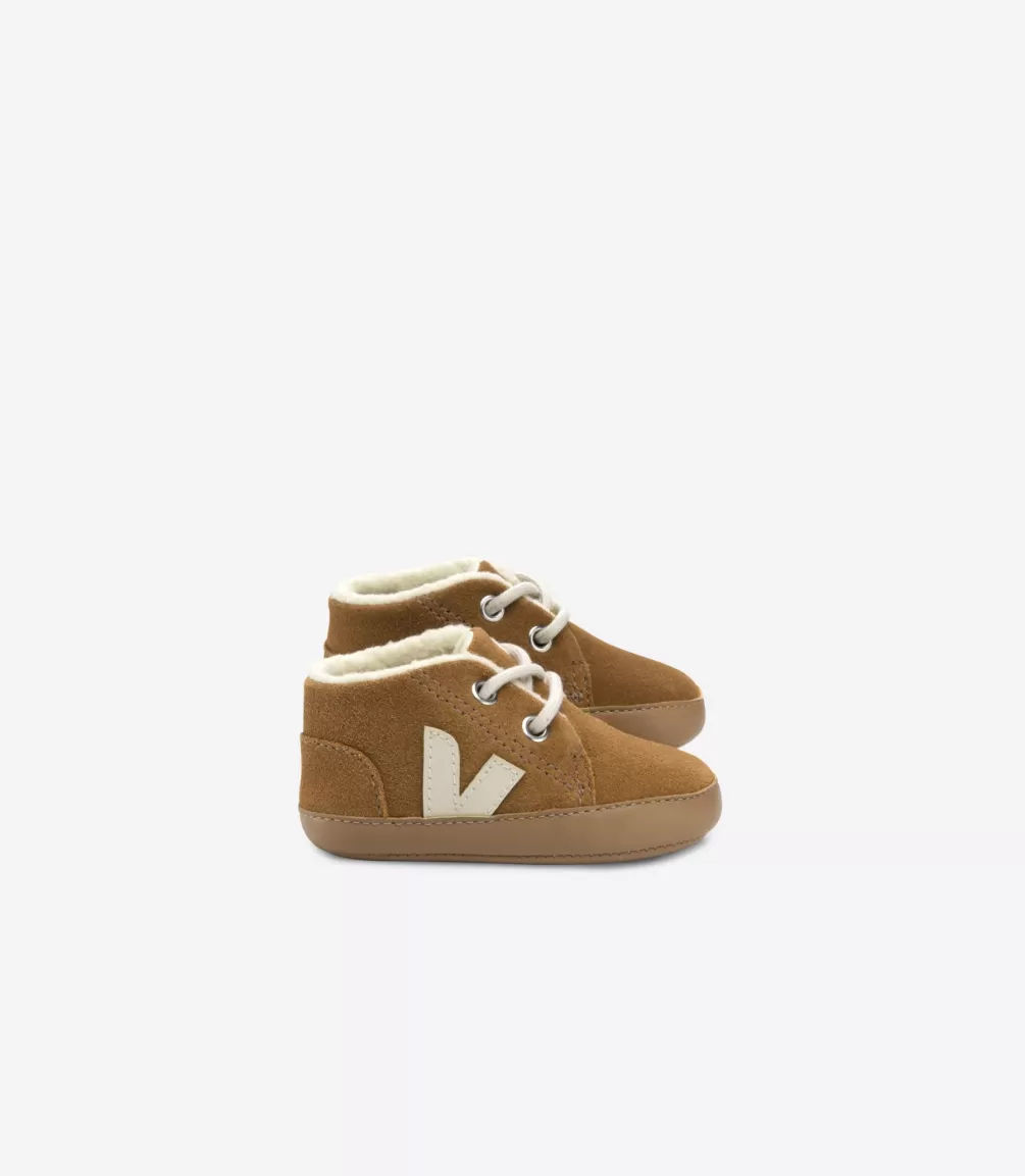 Baby>VEJA BABY FURED SUEDE CAMEL PIERRE