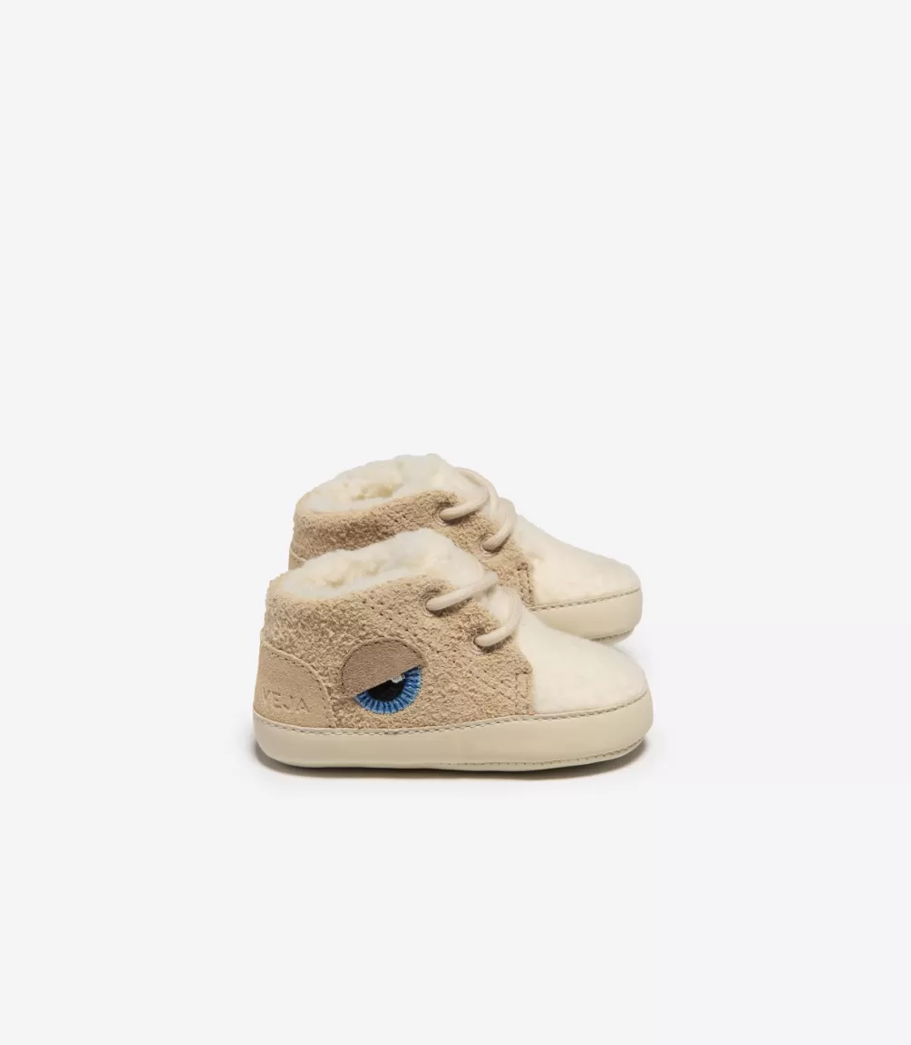 Collab | Baby>VEJA BABY SUEDE X BIGSTUFFED ALMOND