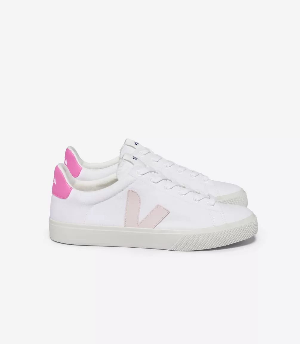 Adultos | Vegana>VEJA CAMPO CANVAS WHITE PETALE SARI