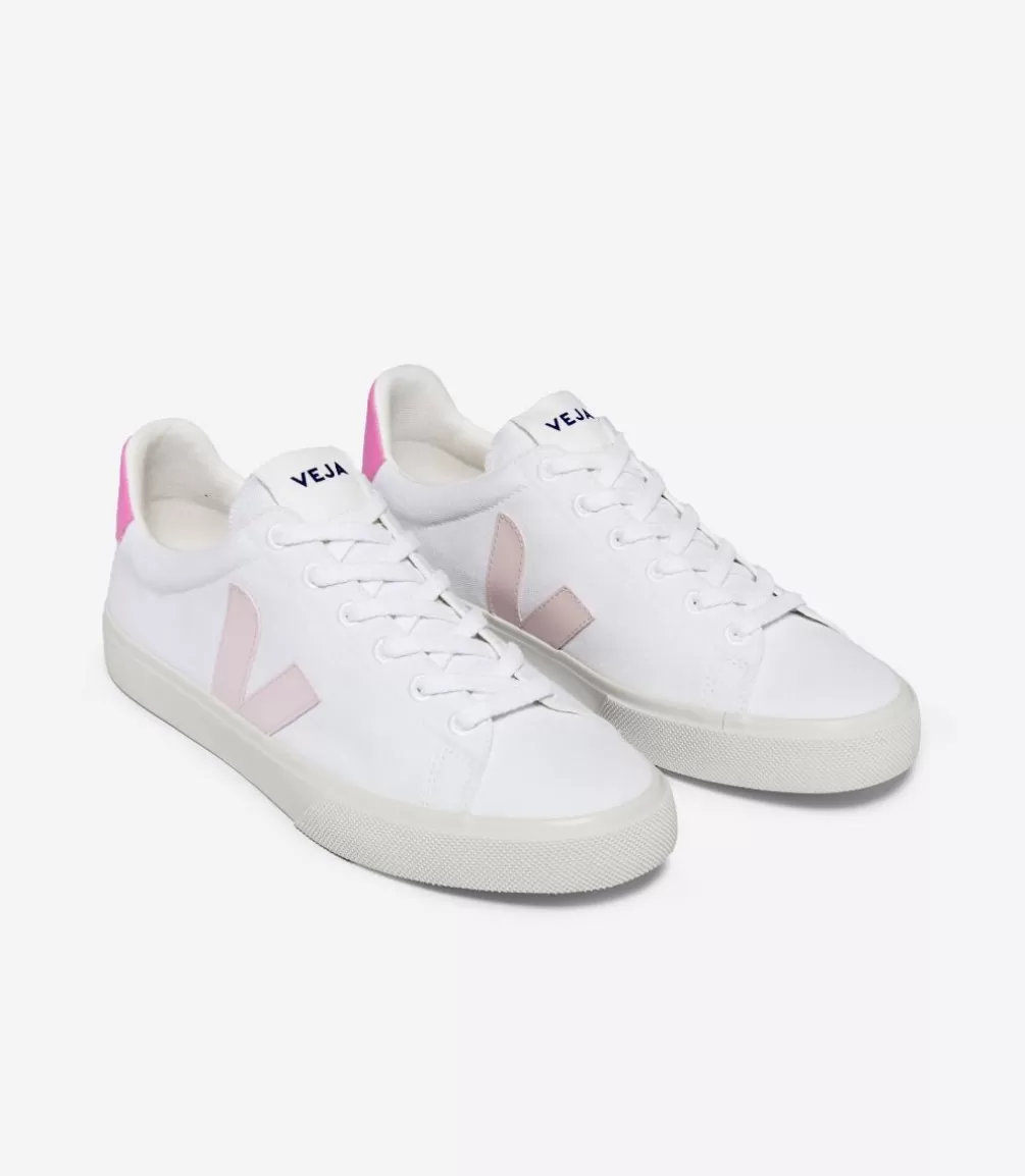 Adultos | Vegana>VEJA CAMPO CANVAS WHITE PETALE SARI