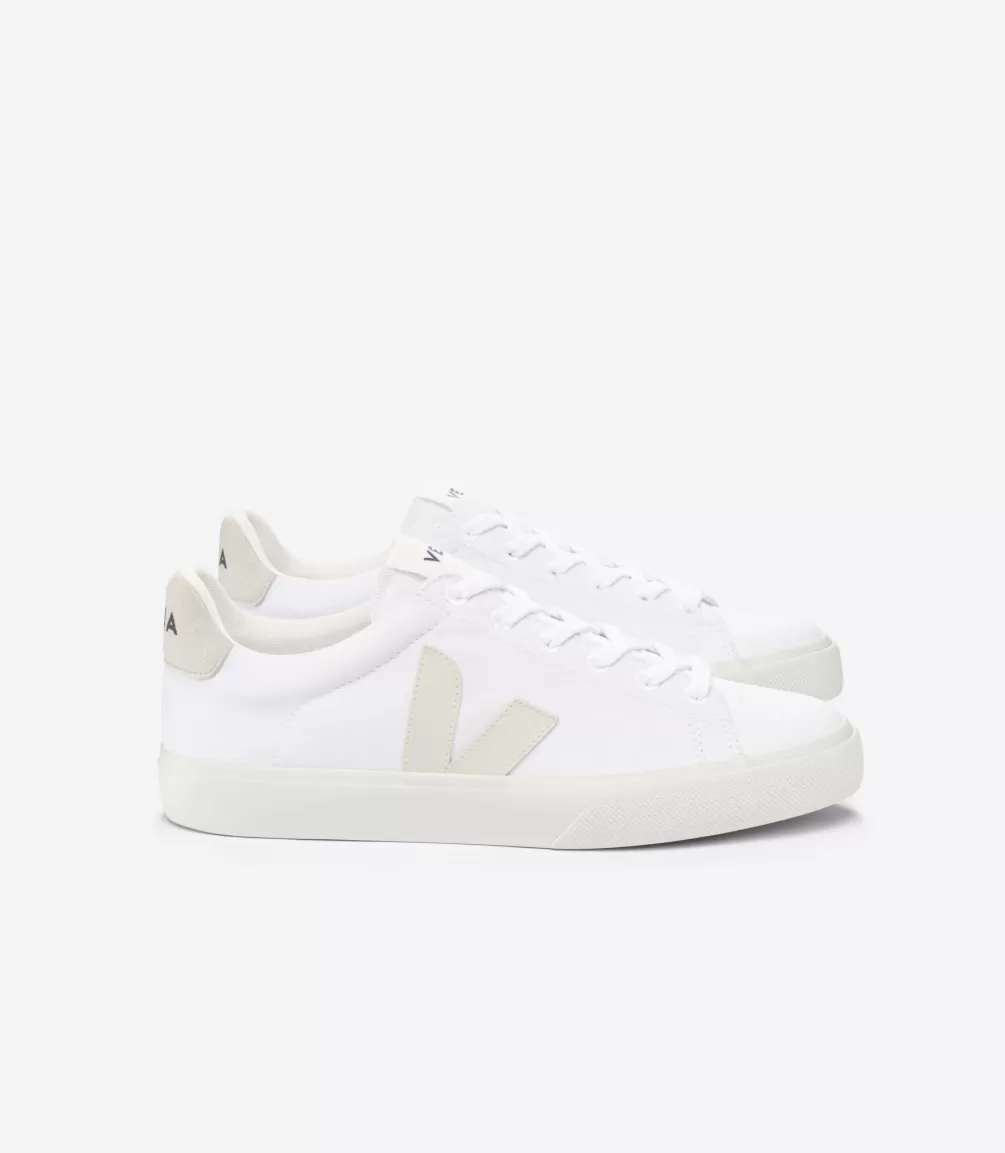 Adultos | Vegana>VEJA CAMPO CANVAS WHITE PIERRE