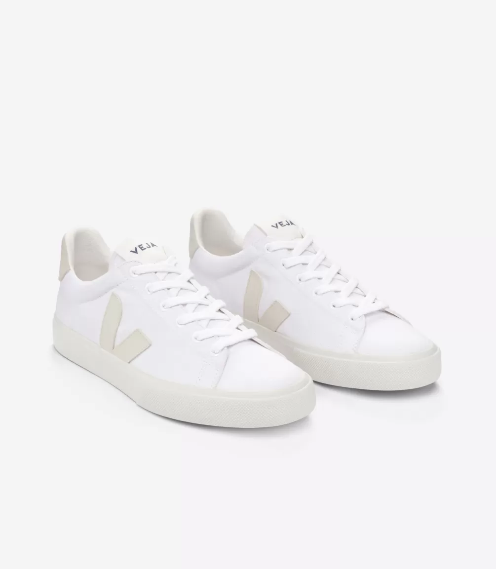 Adultos | Vegana>VEJA CAMPO CANVAS WHITE PIERRE