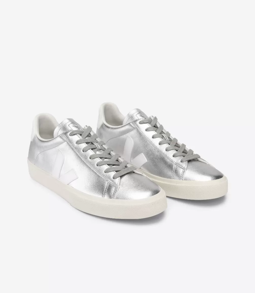 Campo>VEJA CAMPO LEATHER SILVER WHITE