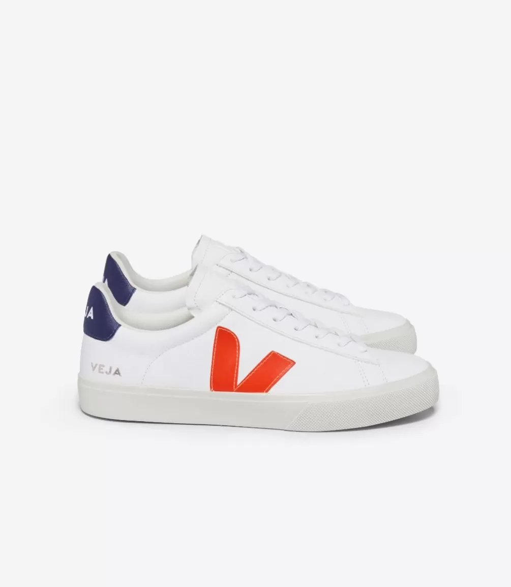 Campo | Campo>VEJA CAMPO LEATHER WHITE COBALT ORANGE FLUO