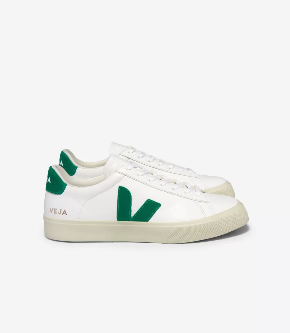 Campo | Campo>VEJA CAMPO LEATHER WHITE EMERAUDE