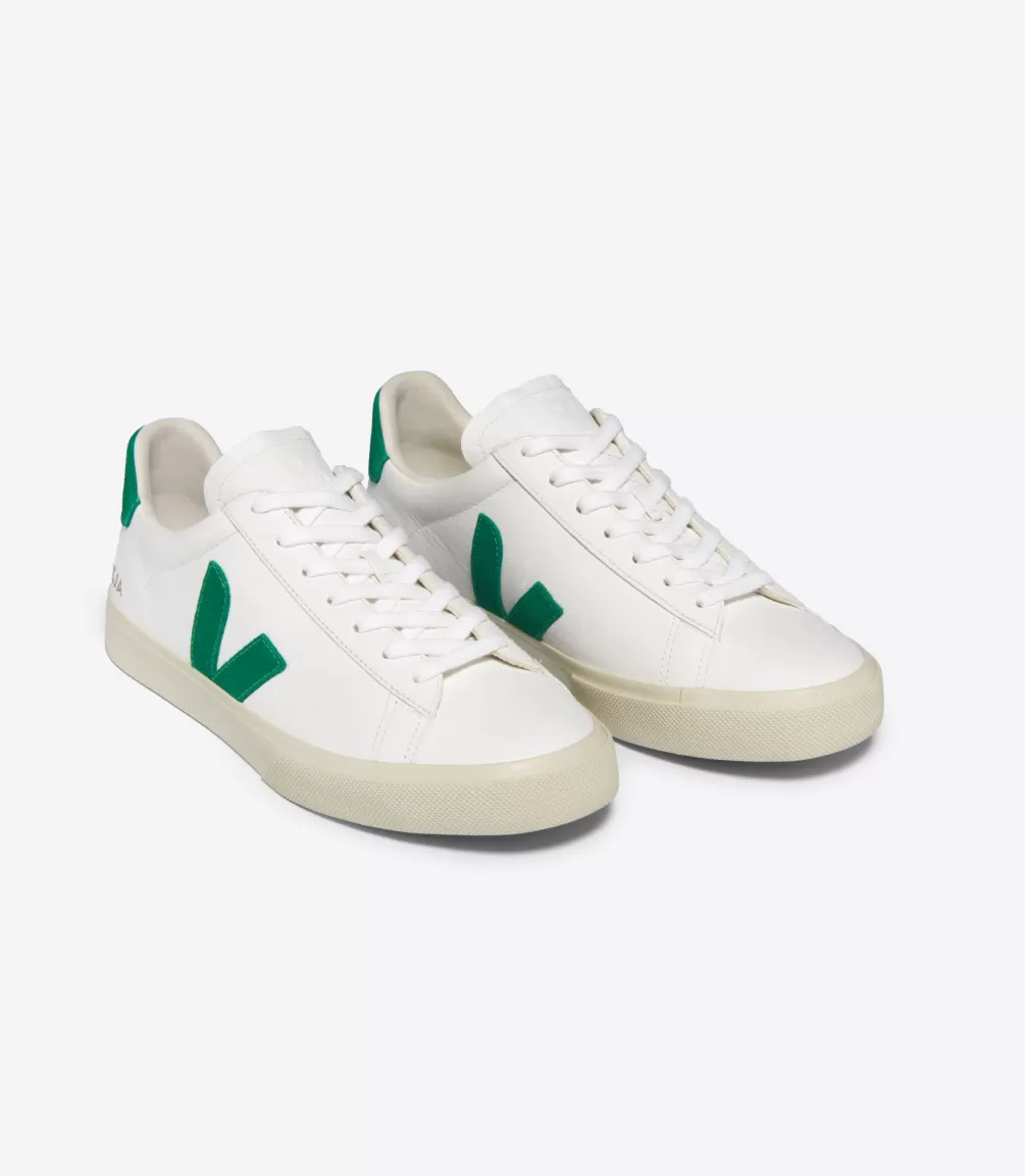 Campo | Campo>VEJA CAMPO LEATHER WHITE EMERAUDE