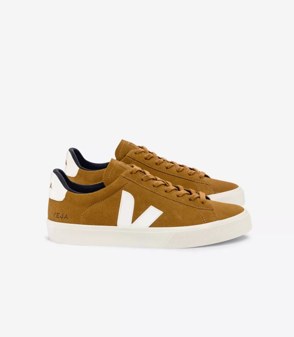 Campo>VEJA CAMPO SUEDE CAMEL WHITE