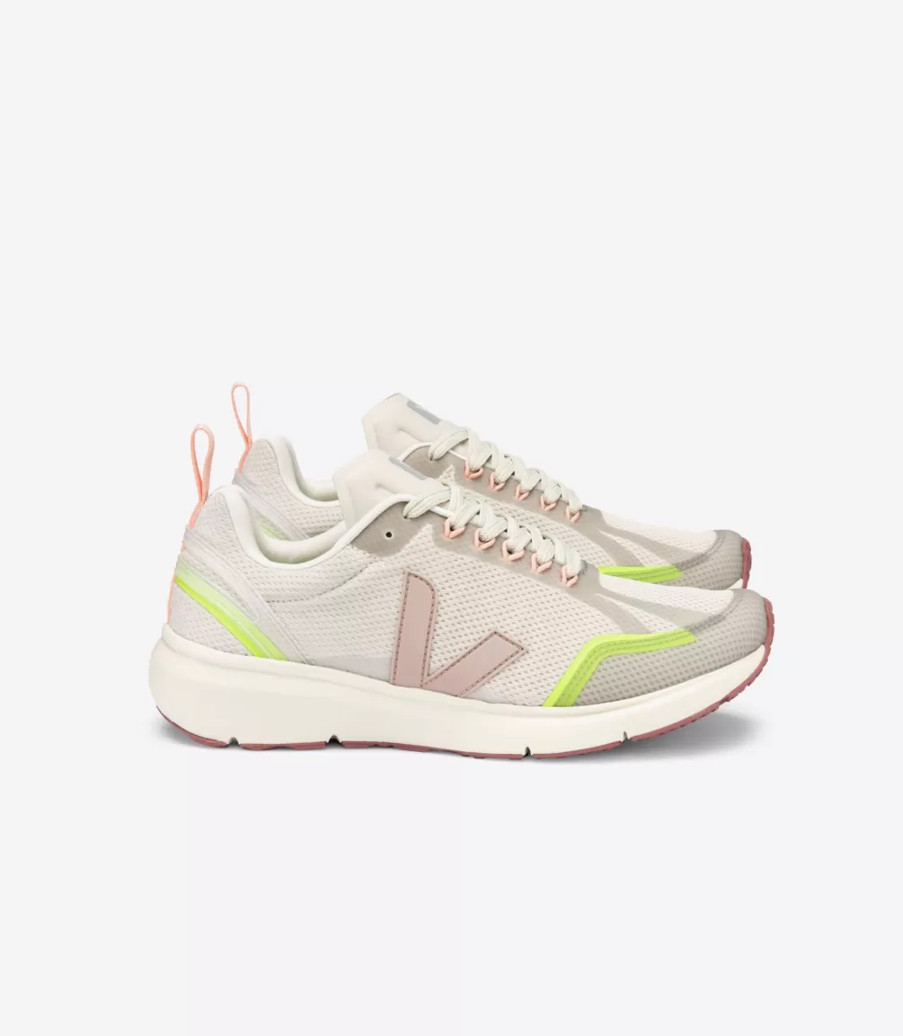 Adultos | Vegana>VEJA CONDOR 2 ALVEOMESH NATURAL BABE JAUNE FLUO