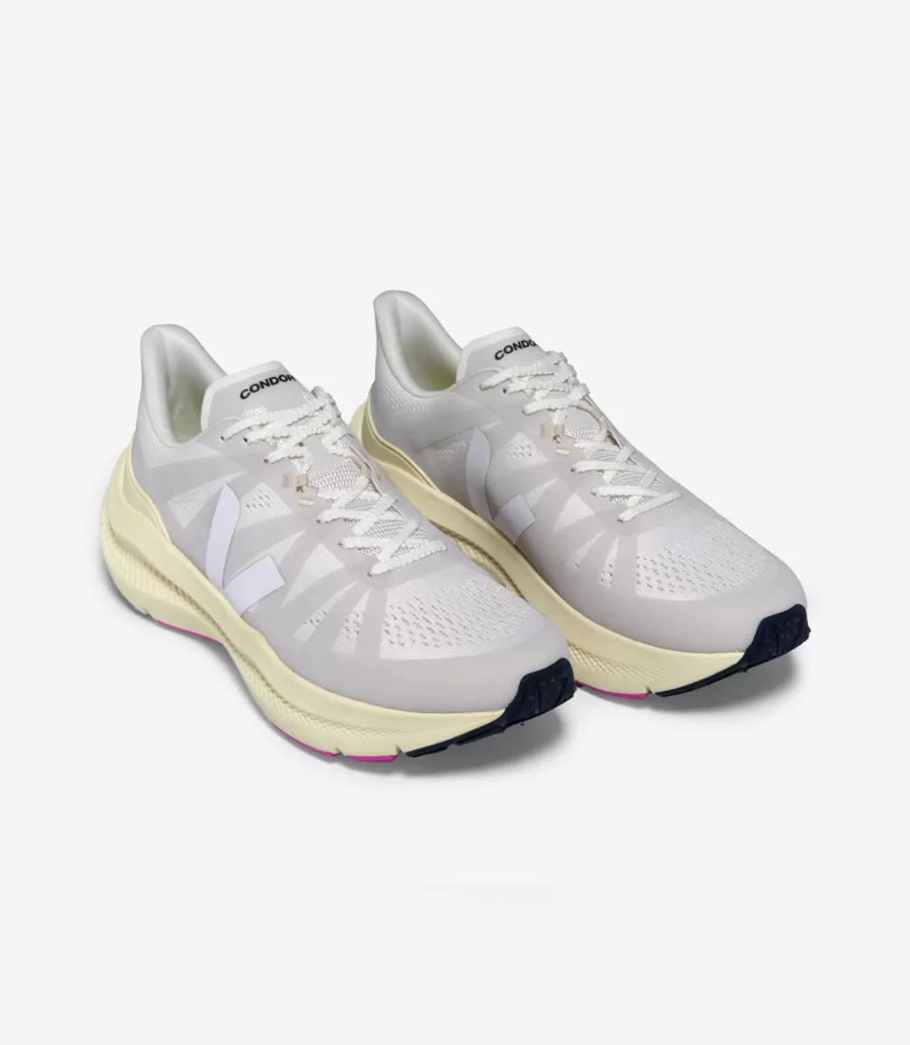 Adultos | Road Running>VEJA CONDOR 3 ENGINEERED-MESH FULL-WHITE