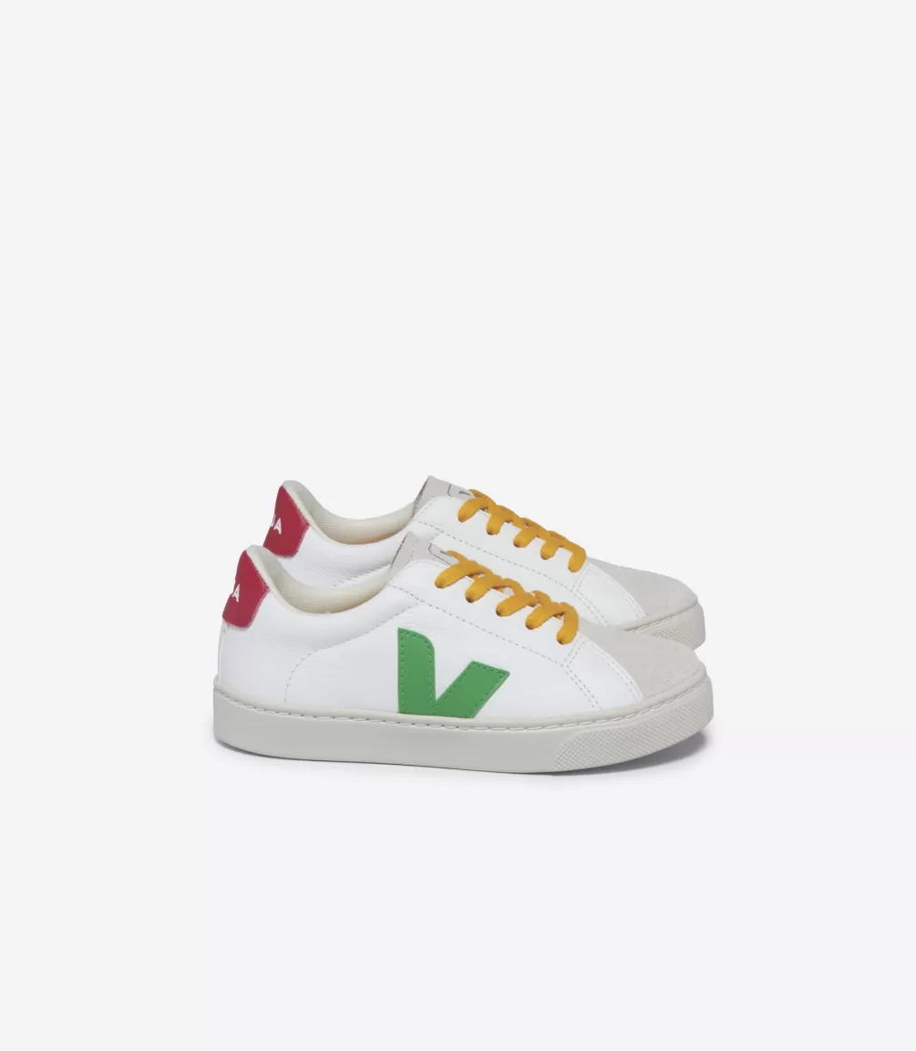 Esplar>VEJA ESPLAR LACES LEATHER WHITE LEAF PEKIN