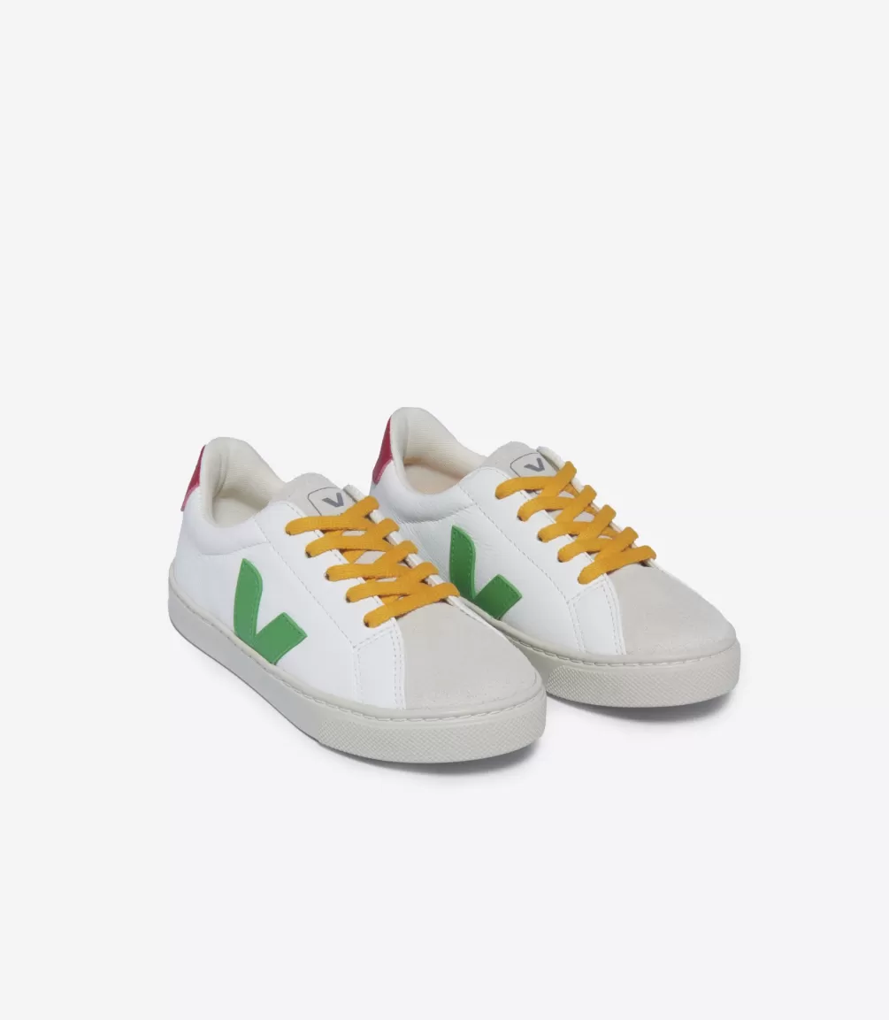 Esplar>VEJA ESPLAR LACES LEATHER WHITE LEAF PEKIN