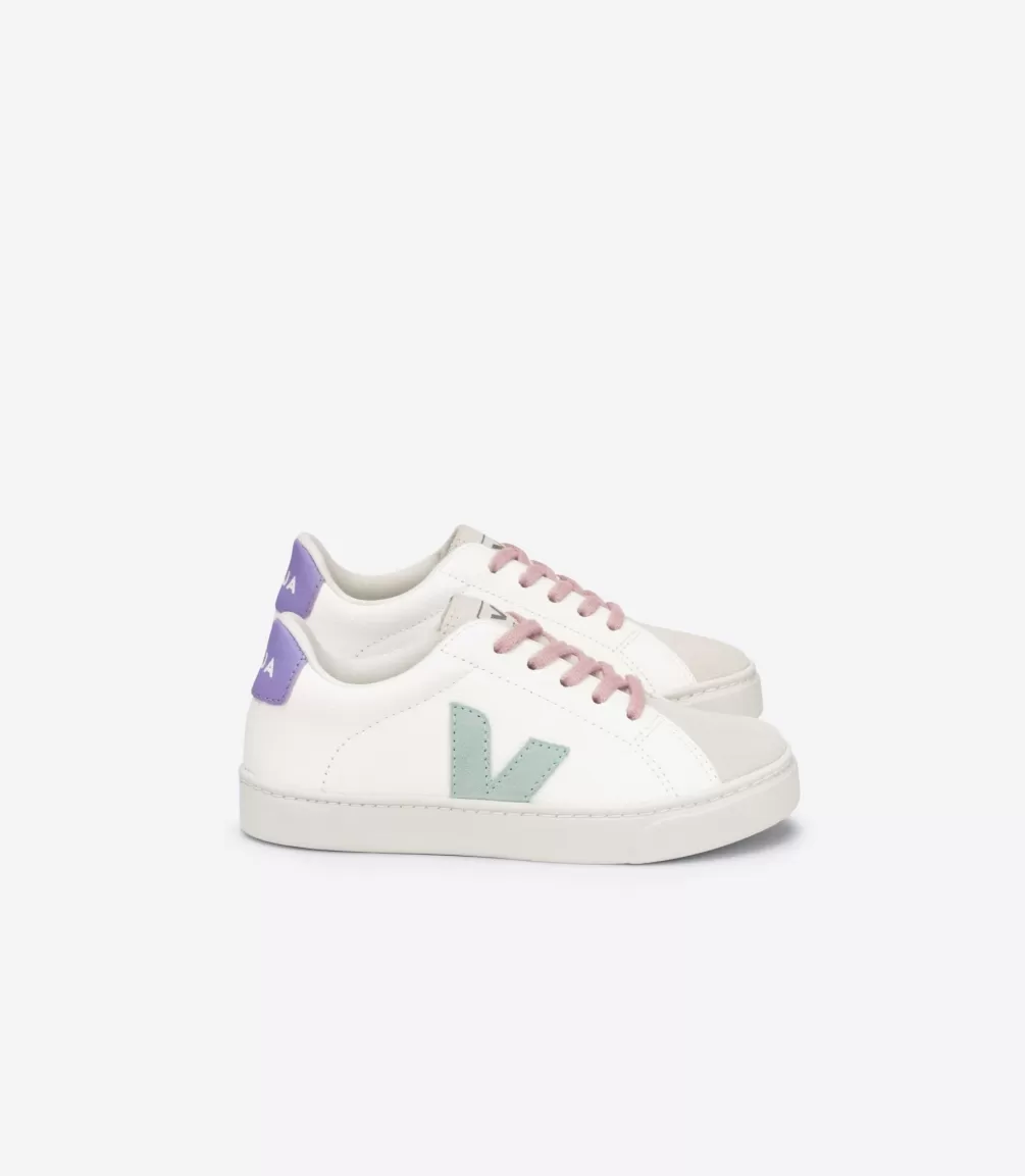 Esplar>VEJA ESPLAR LACES LEATHER WHITE MATCHA LAVANDE