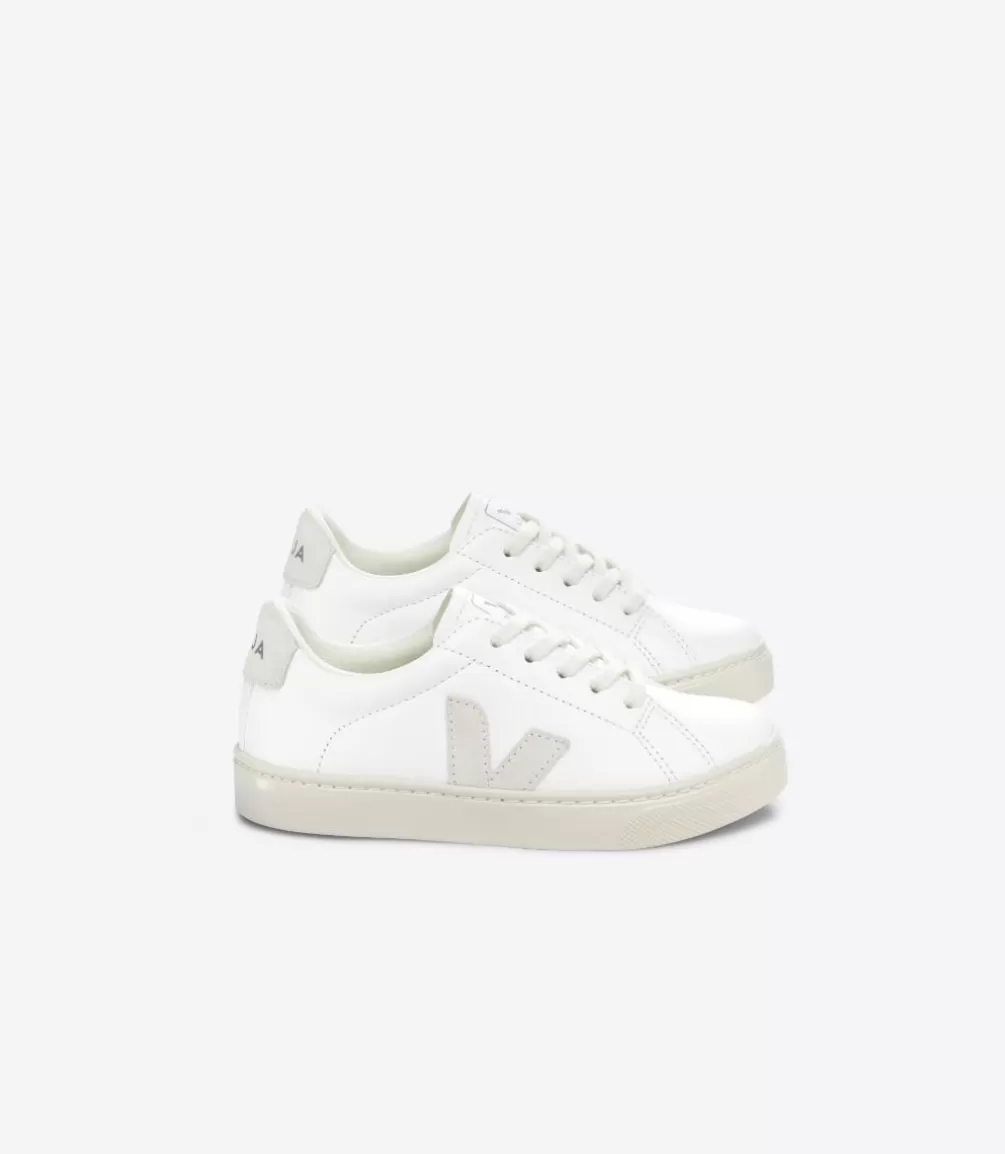 Esplar>VEJA ESPLAR LACES LEATHER WHITE NATURAL