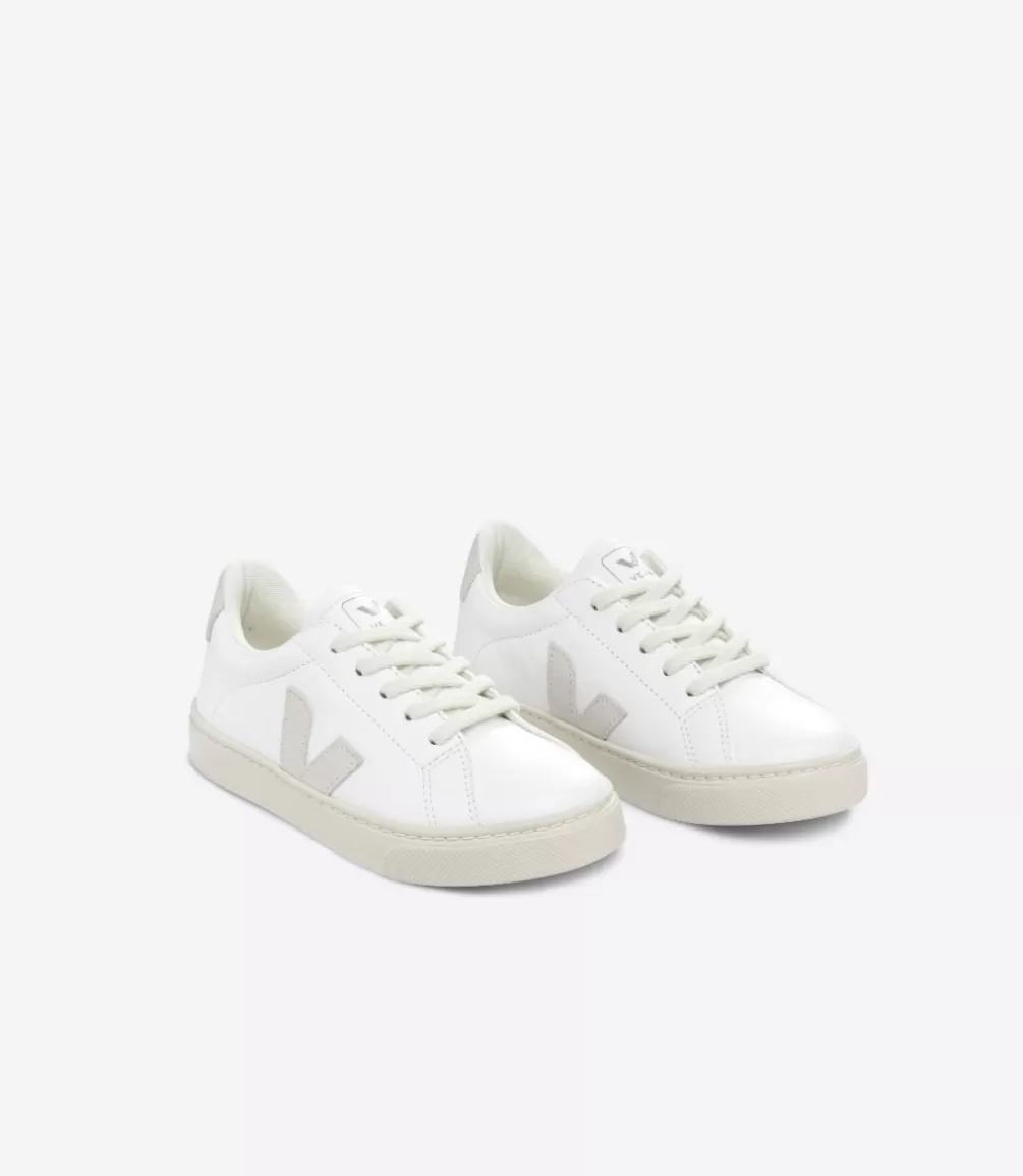 Esplar>VEJA ESPLAR LACES LEATHER WHITE NATURAL