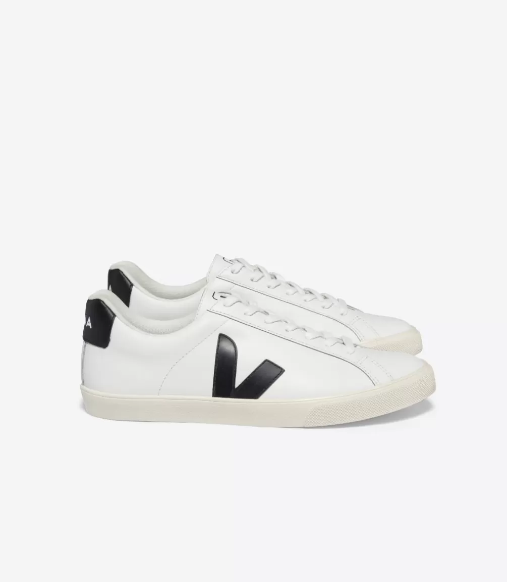 Esplar | Esplar>VEJA ESPLAR LEATHER WHITE BLACK