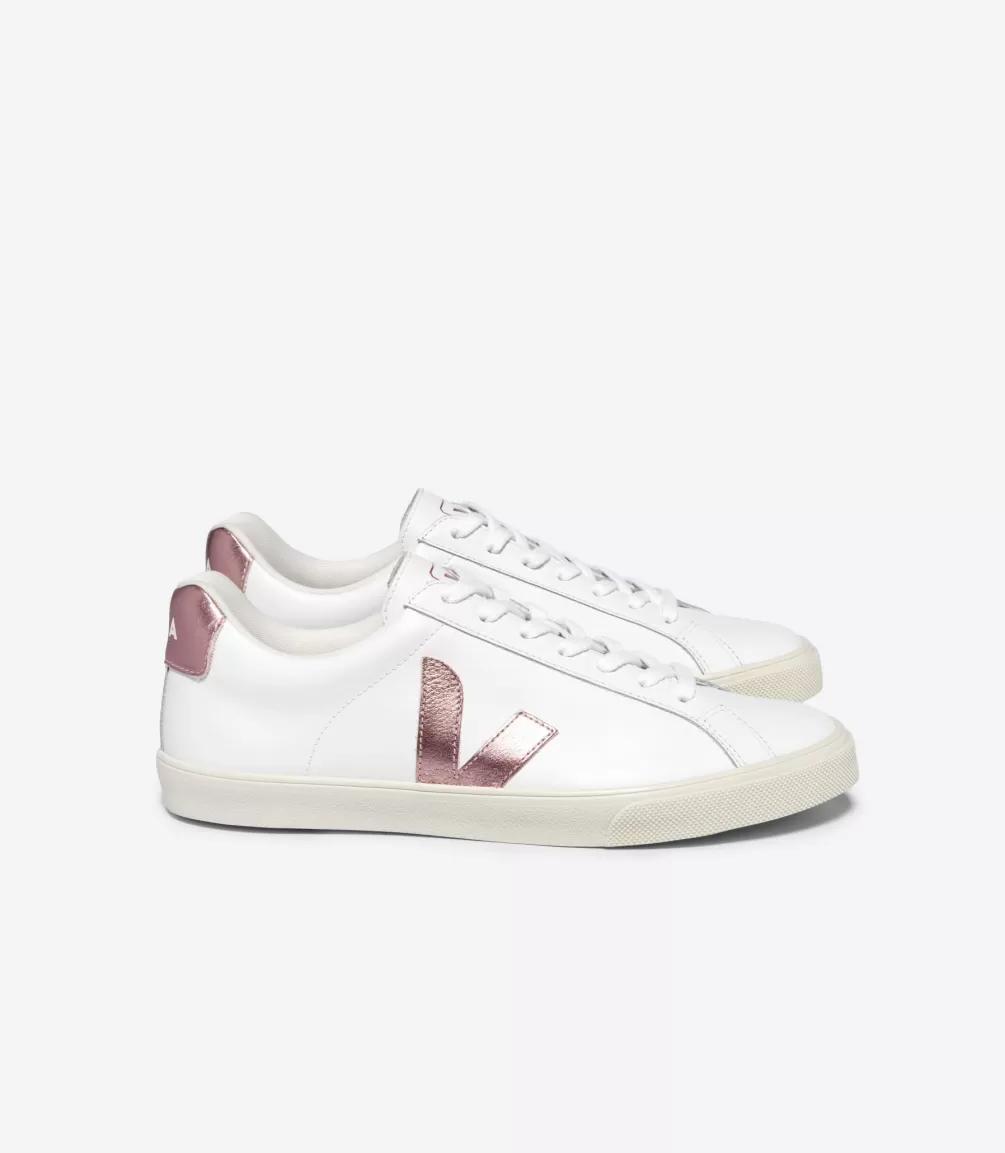 Esplar>VEJA ESPLAR LEATHER WHITE NACRE