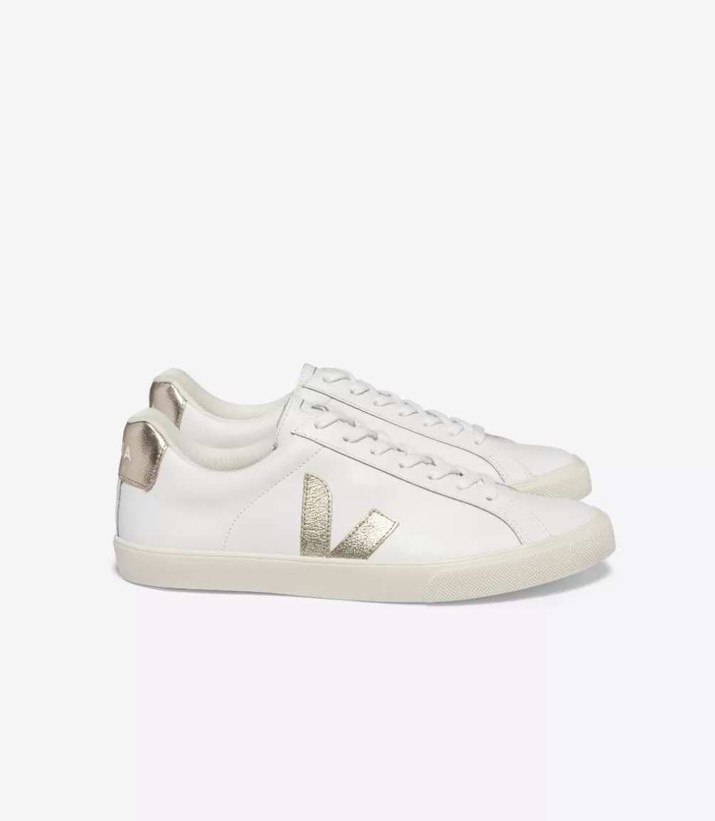 Esplar>VEJA ESPLAR LEATHER WHITE PLATINE