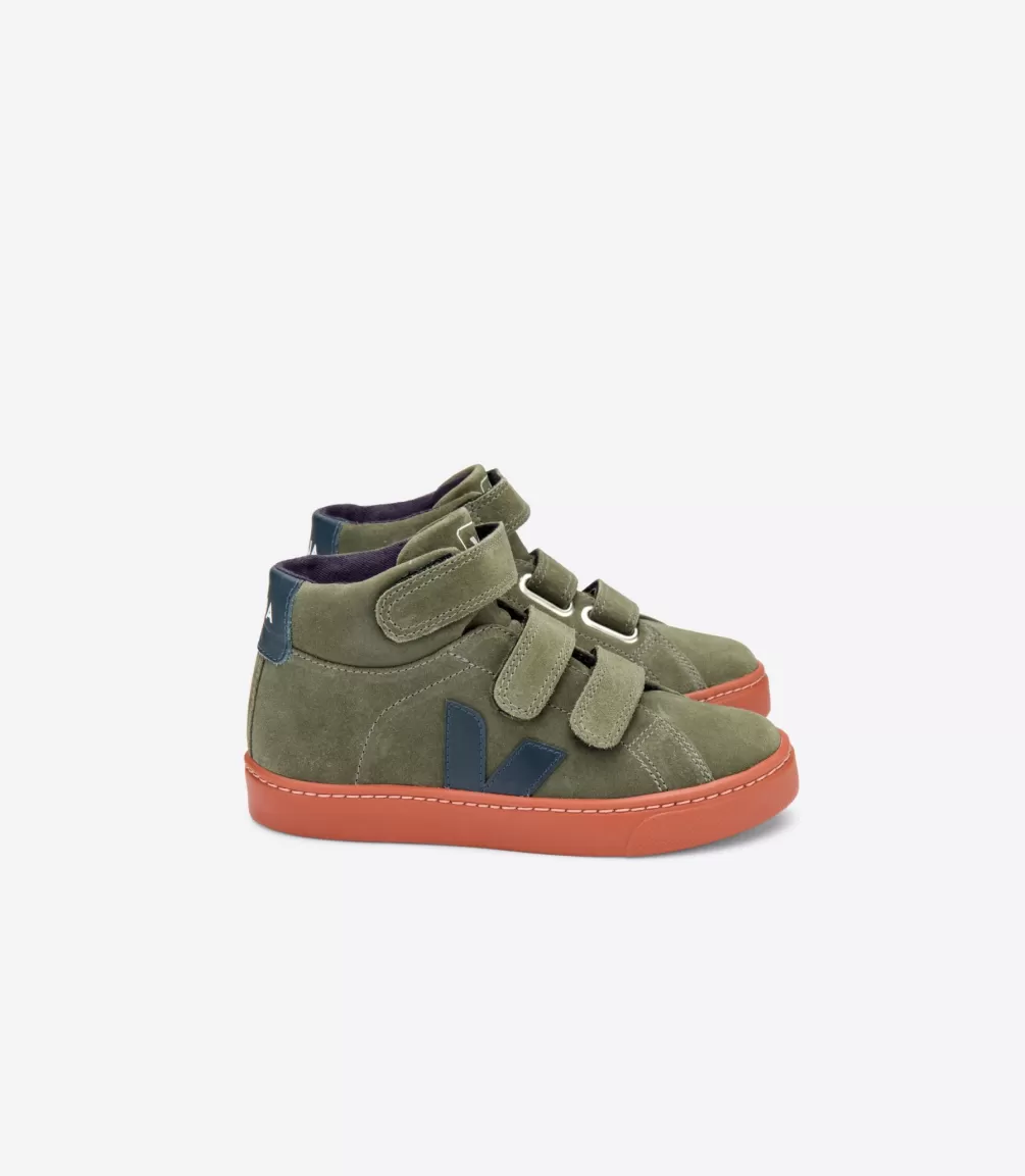 Botas Altas | Esplar Mid>VEJA ESPLAR MID SUEDE MUD NAUTICO RUST SOLE