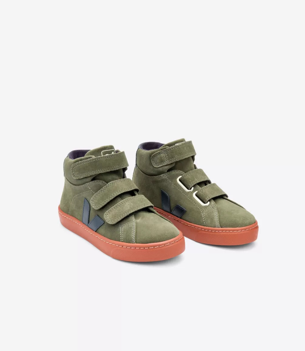 Botas Altas | Esplar Mid>VEJA ESPLAR MID SUEDE MUD NAUTICO RUST SOLE