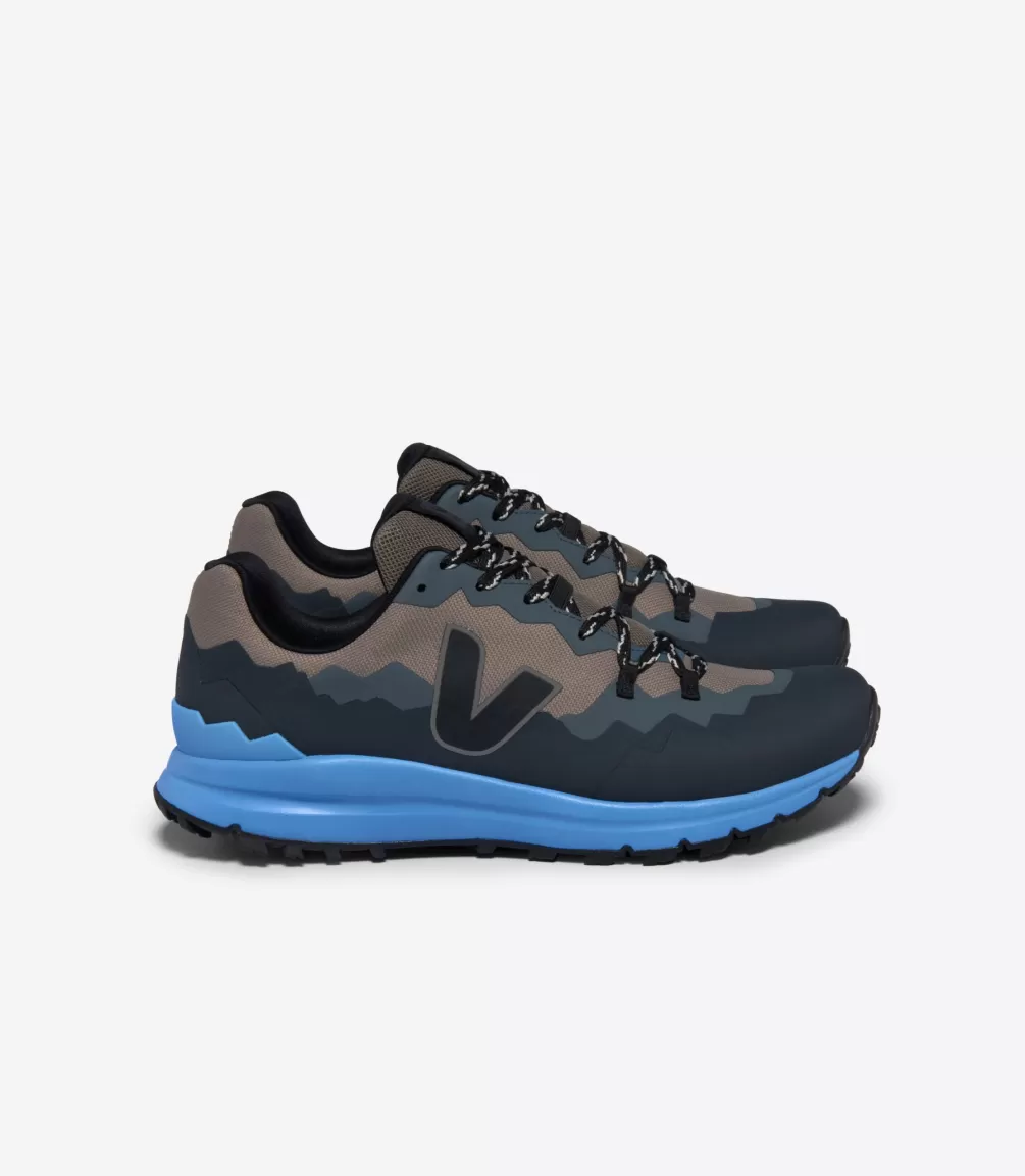 Hiking | Adultos>VEJA FITZ ROY LIGHT TREK-SHELL BASALTE BLACK CELESTE