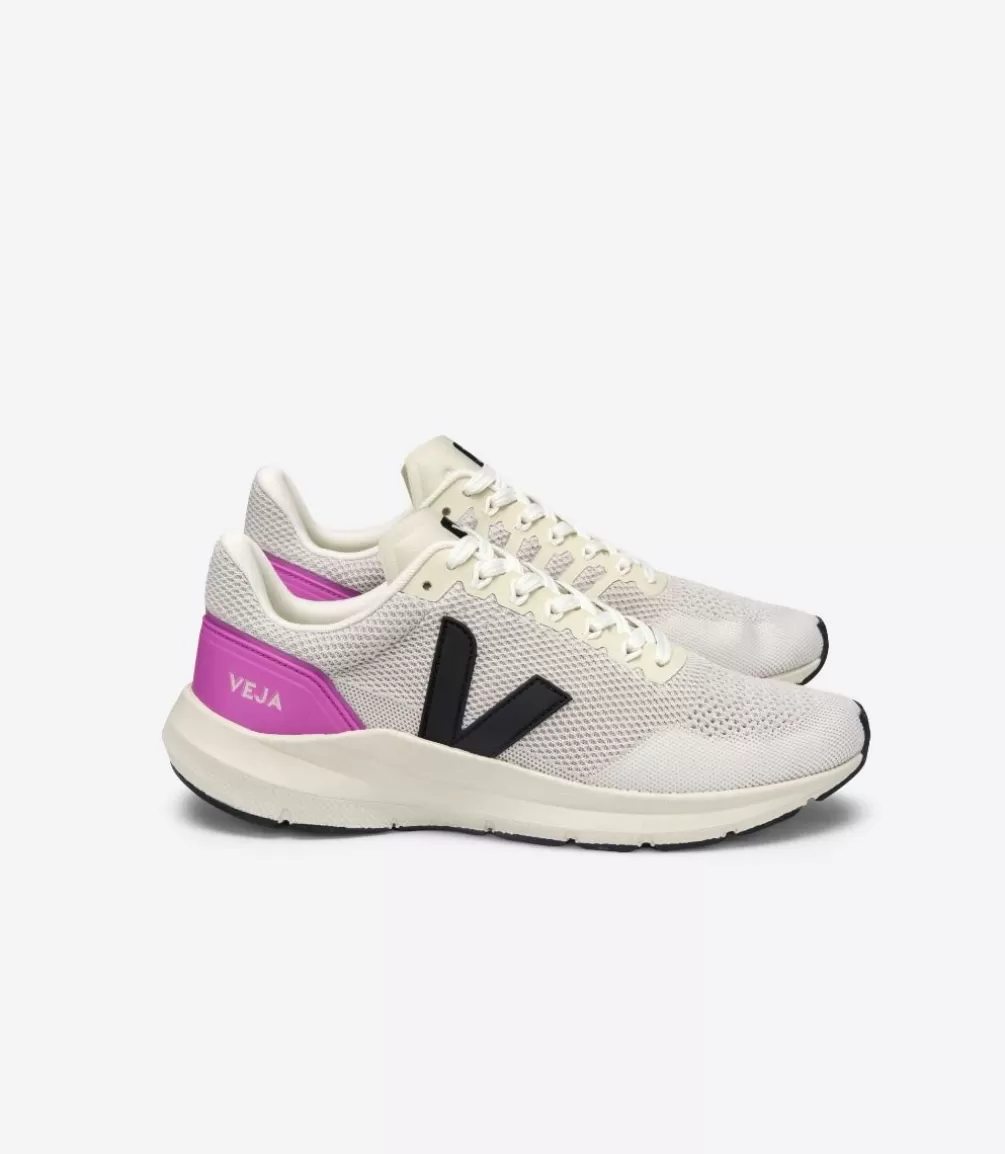 Road Running | Adultos>VEJA MARLIN V-KNIT CHALK BLACK ULTRAVIOLET