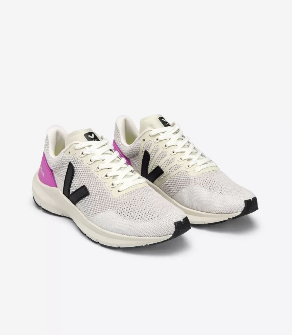 Road Running | Adultos>VEJA MARLIN V-KNIT CHALK BLACK ULTRAVIOLET