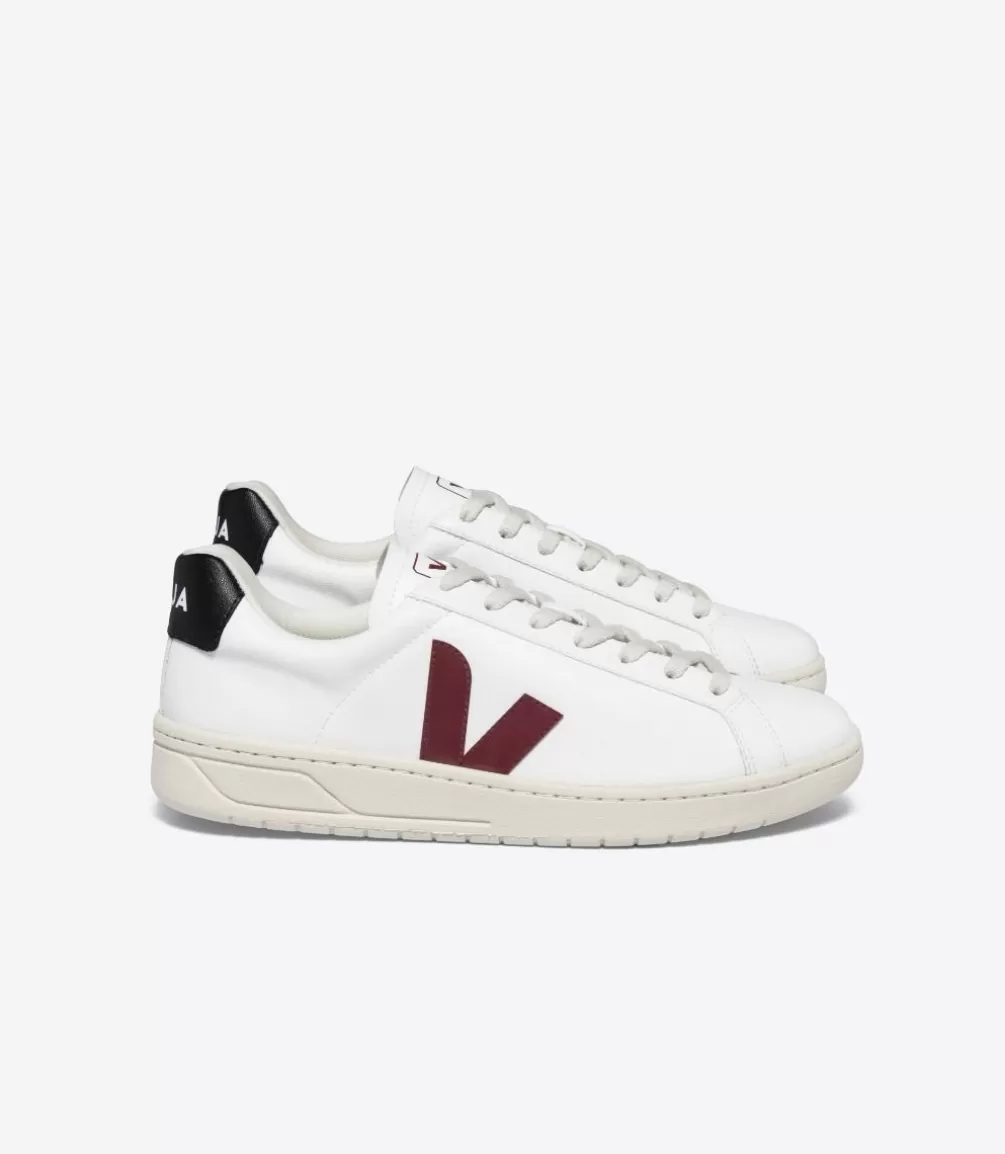 Adultos | Vegana>VEJA URCA CWL WHITE MARSALA BLACK