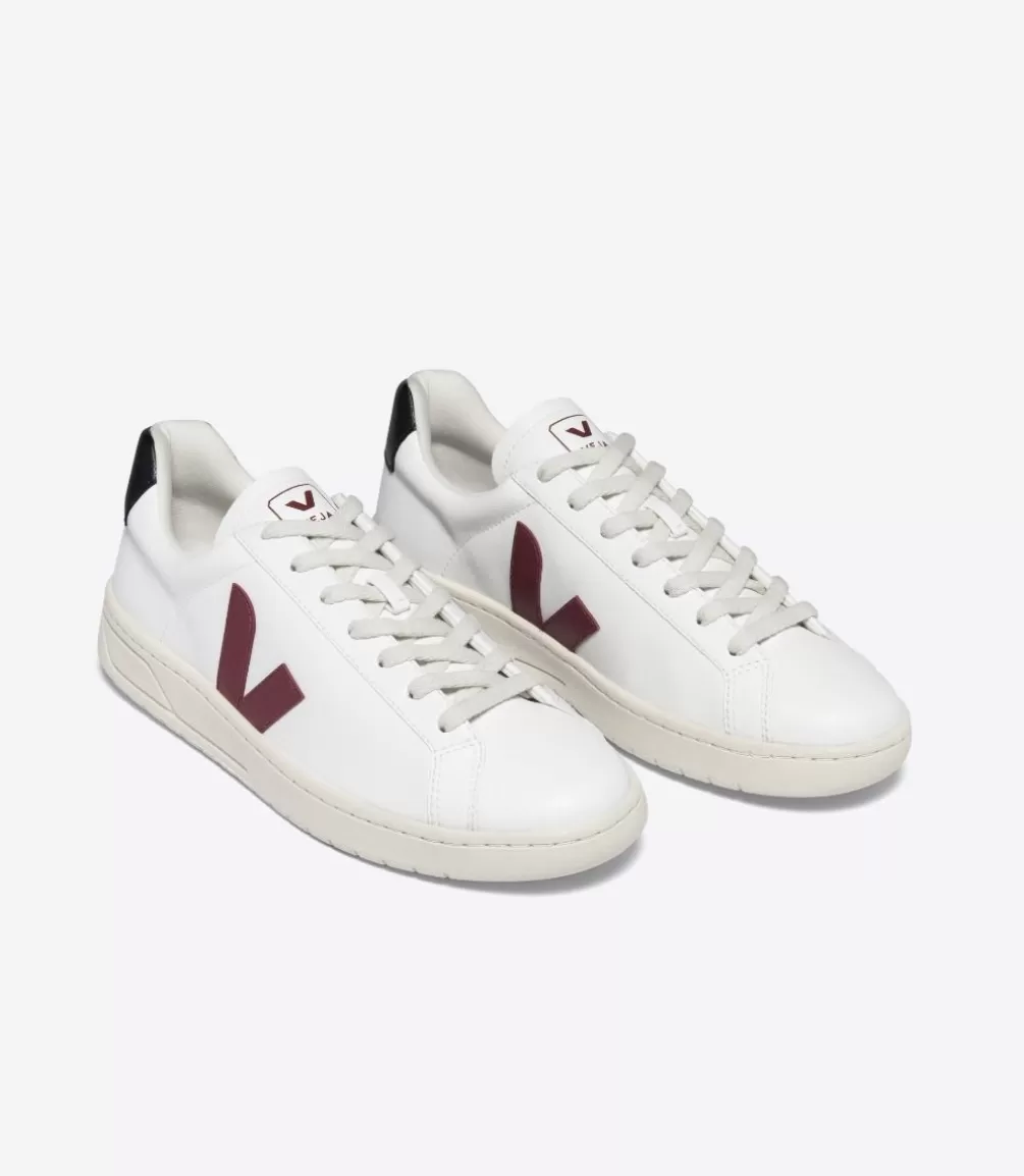 Adultos | Vegana>VEJA URCA CWL WHITE MARSALA BLACK