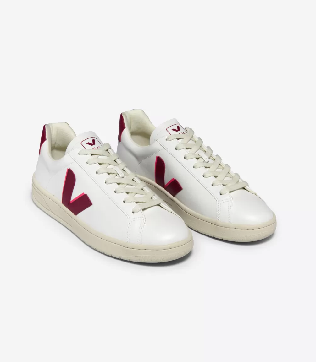 Adultos | Vegana>VEJA URCA CWL WHITE MARSALA ROSE FLUO