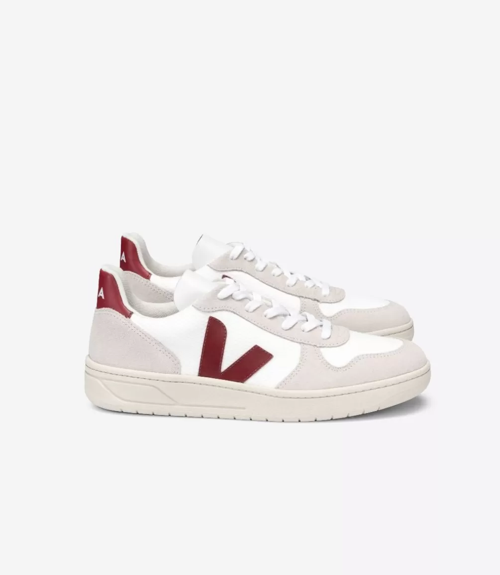 V-10 | V-10>VEJA V-10 B-MESH WHITE NATURAL MARSALA