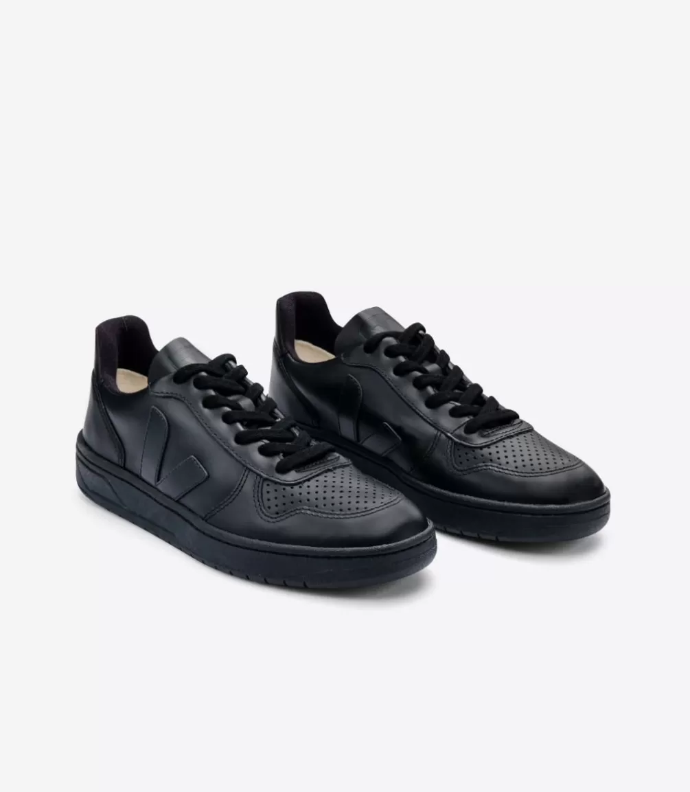 Adultos | Vegana>VEJA V-10 CWL BLACK BLACK SOLE