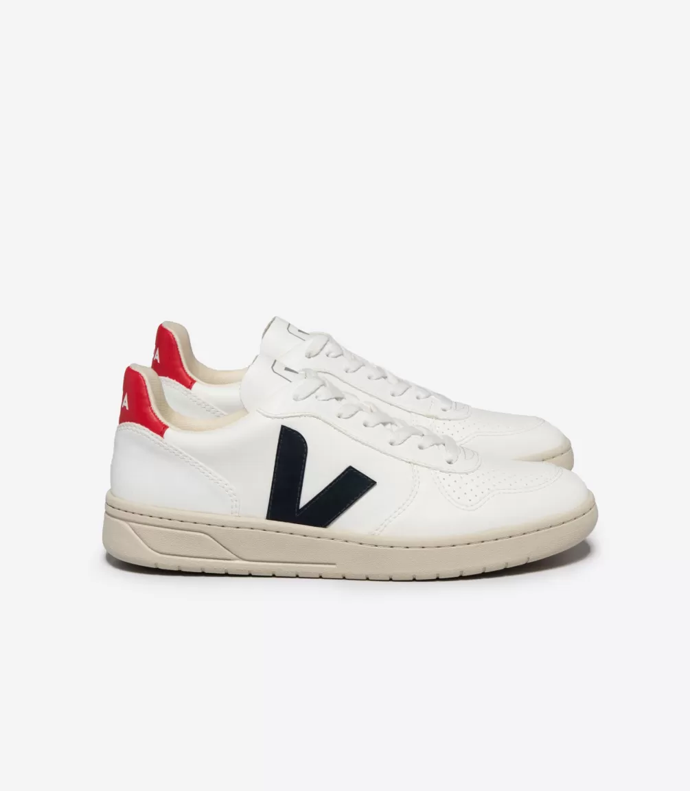 Adultos | Vegana>VEJA V-10 CWL WHITE NAUTICO PEKIN