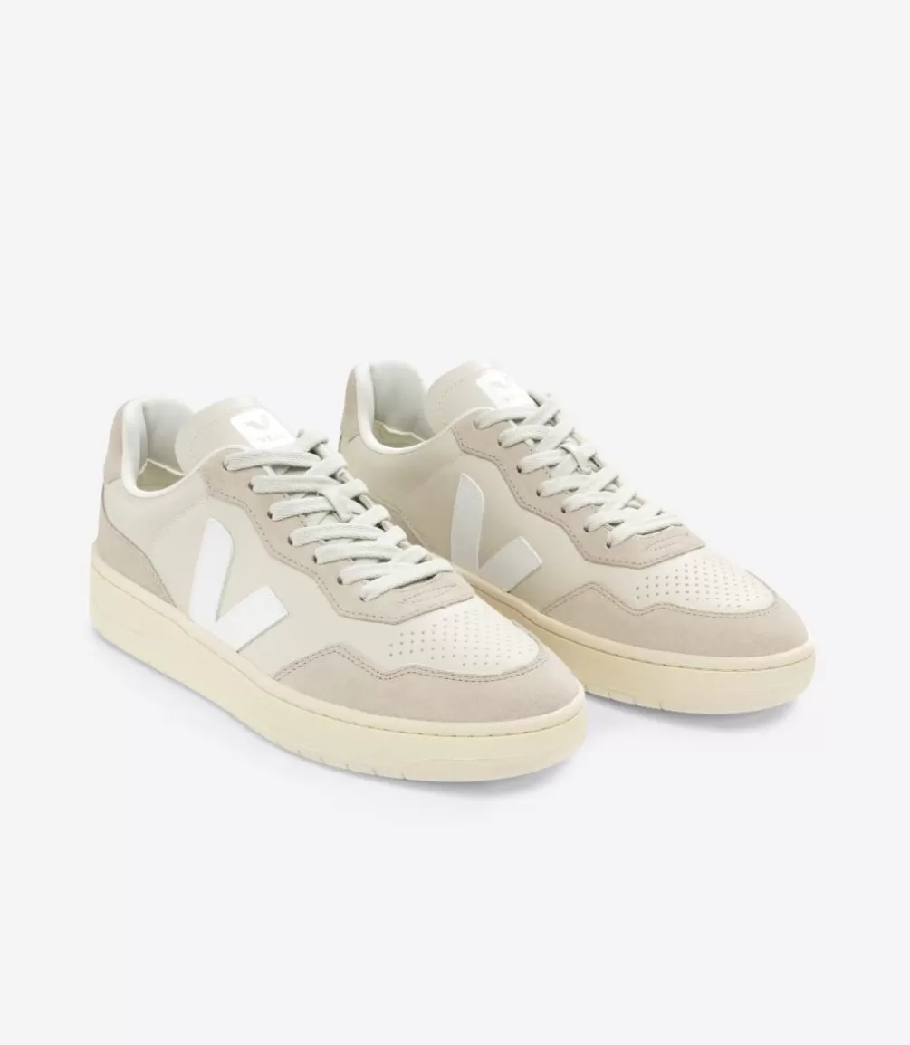 V-90 | V-90>VEJA V-90 LEATHER PIERRE WHITE