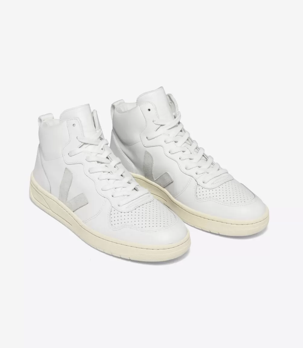 V-15 | V-15>VEJA V-15 LEATHER WHITE