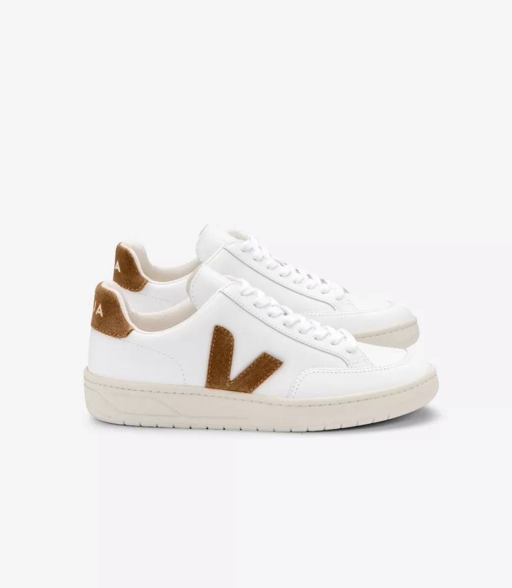 V-12 | V-12>VEJA V-12 LEATHER WHITE CAMEL