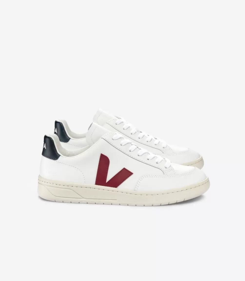 V-12 | V-12>VEJA V-12 LEATHER WHITE MARSALA NAUTICO