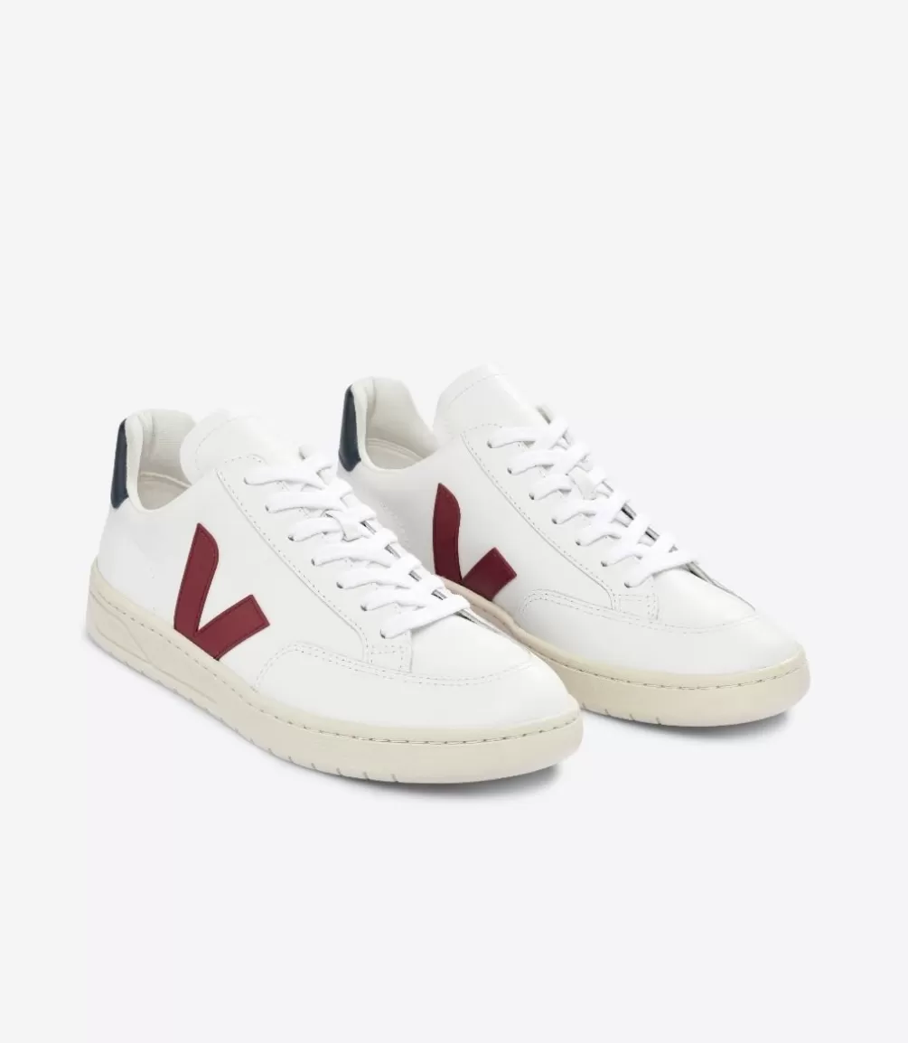 V-12 | V-12>VEJA V-12 LEATHER WHITE MARSALA NAUTICO