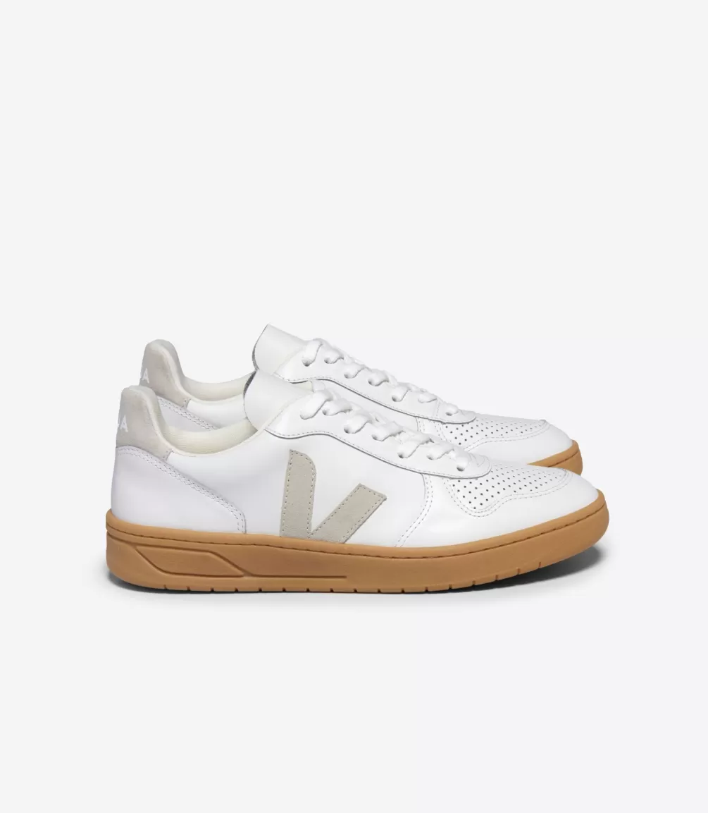 V-10 | V-10>VEJA V-10 LEATHER WHITE NATURAL