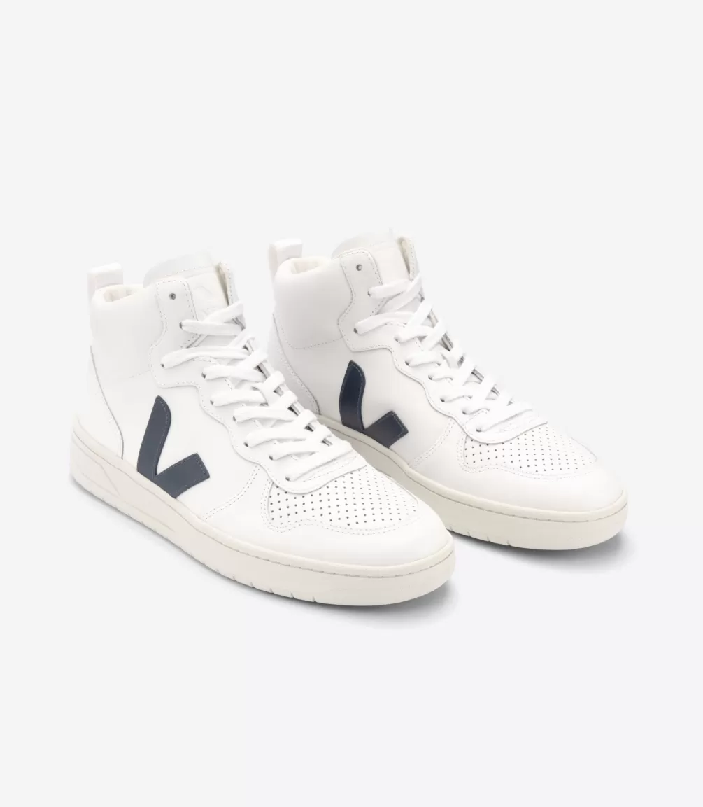 V-15 | V-15>VEJA V-15 LEATHER WHITE NAUTICO