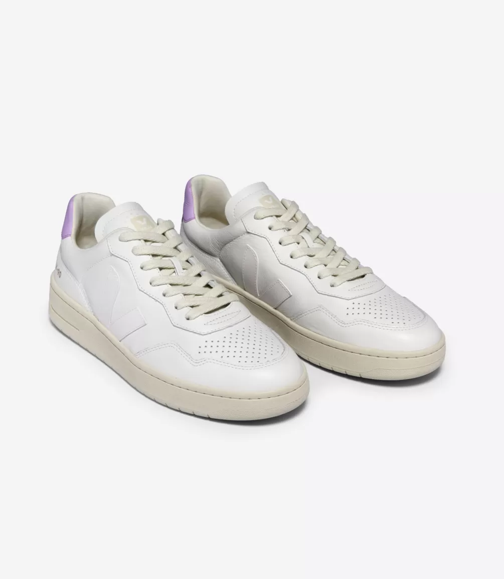 V-90 | Made In Europe>VEJA V-90 LEATHER WHITE ORCHID