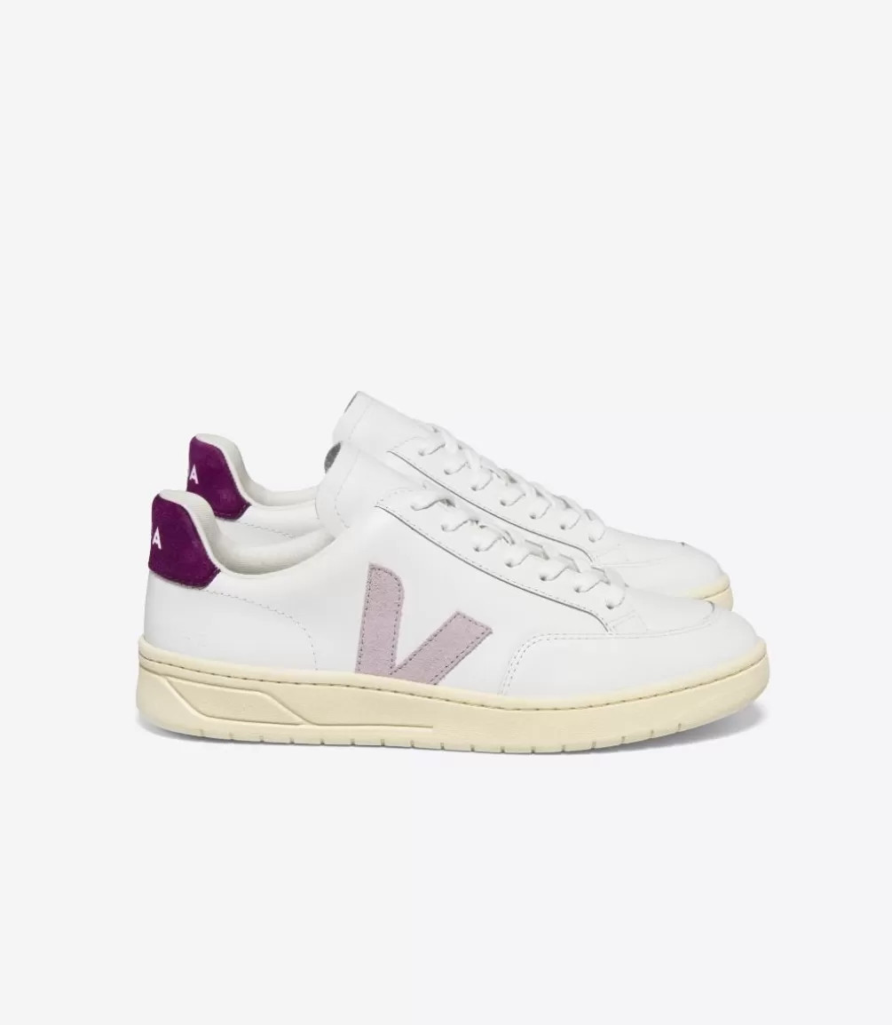 V-12 | V-12>VEJA V-12 LEATHER WHITE PARME MAGENTA