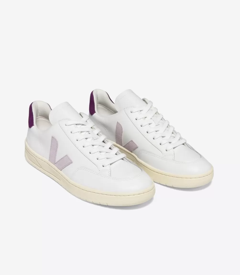 V-12 | V-12>VEJA V-12 LEATHER WHITE PARME MAGENTA