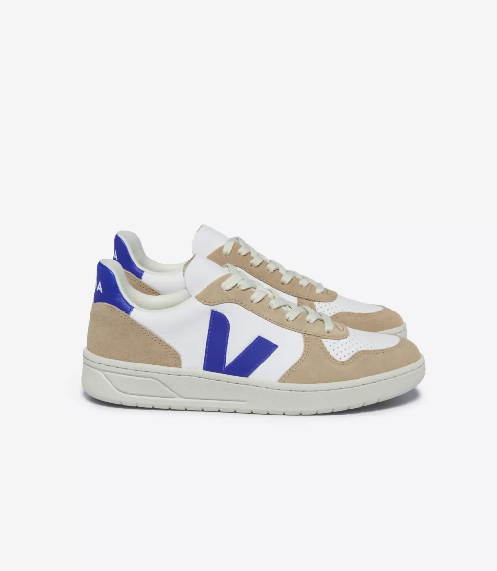 V-10 | V-10>VEJA V-10 LEATHER WHITE PAROS SAHARA