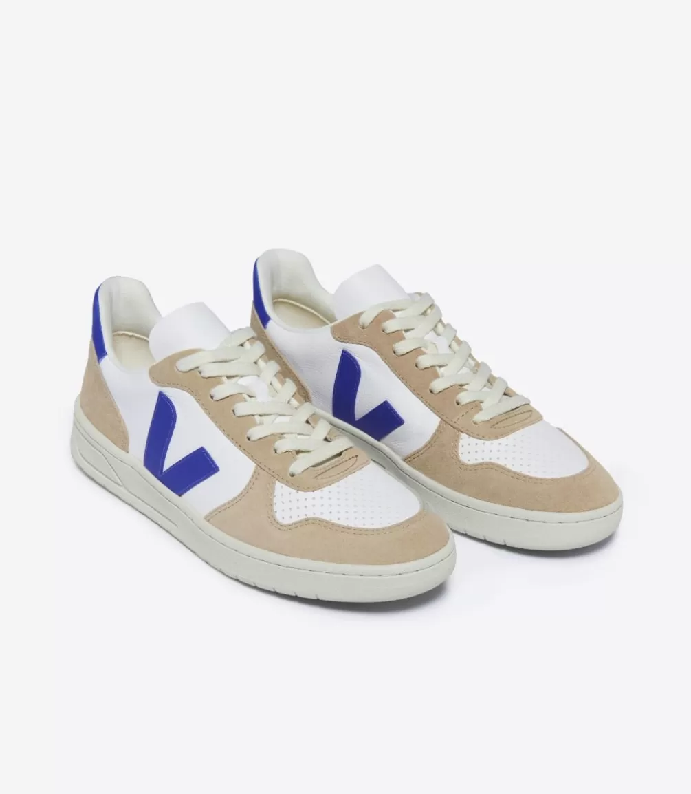 V-10 | V-10>VEJA V-10 LEATHER WHITE PAROS SAHARA