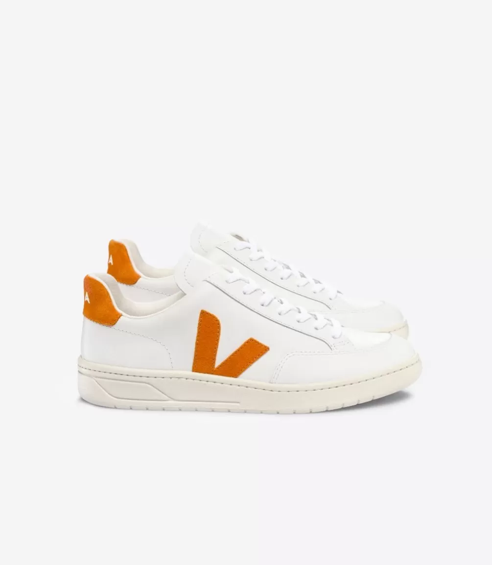 V-12 | V-12>VEJA V-12 LEATHER WHITE PUMPKIN