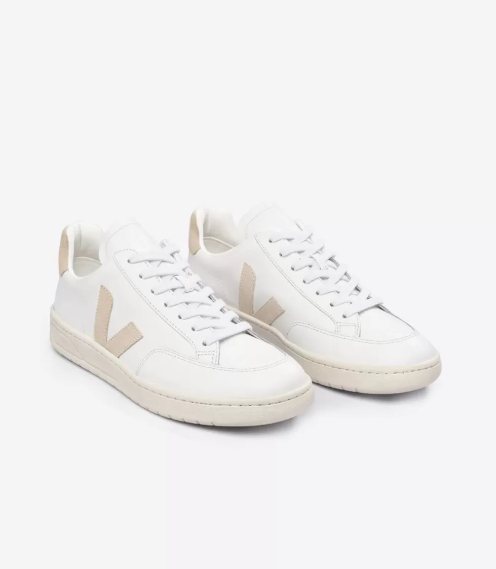 V-12 | V-12>VEJA V-12 LEATHER WHITE SABLE