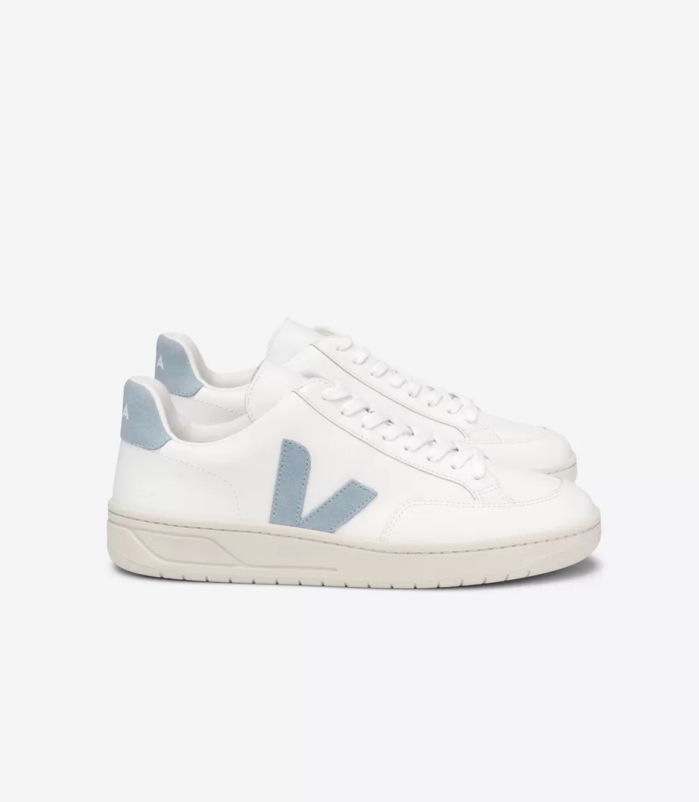 V-12 | V-12>VEJA V-12 LEATHER WHITE STEEL