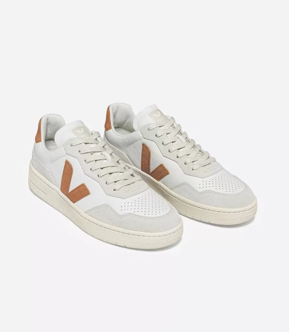 V-90 | V-90>VEJA V-90 LEATHER WHITE UMBER