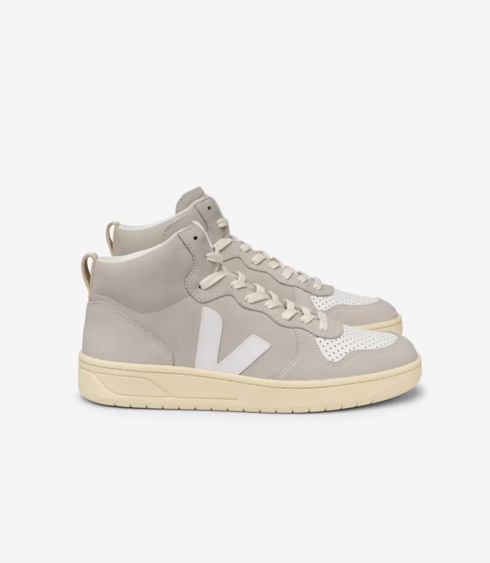 V-15 | V-15>VEJA V-15 NUBUCK NATURAL WHITE