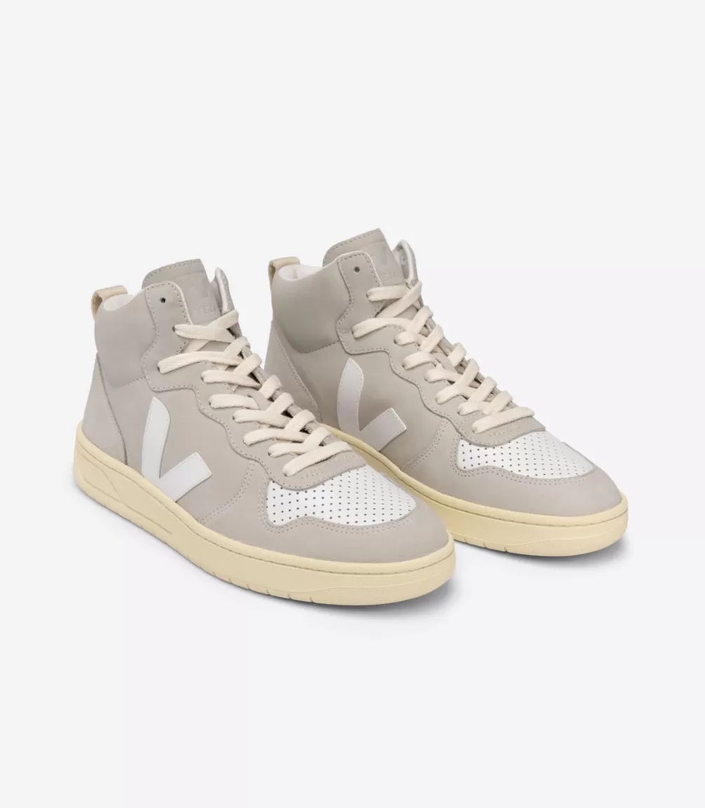 V-15 | V-15>VEJA V-15 NUBUCK NATURAL WHITE